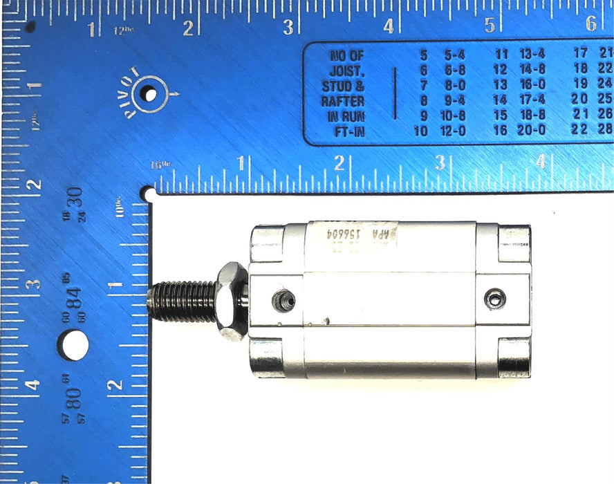 Festo 10 Bar / 150 PSI Pmax Pneumatic Cylinder ADVU-20-25-APA (156604) USED