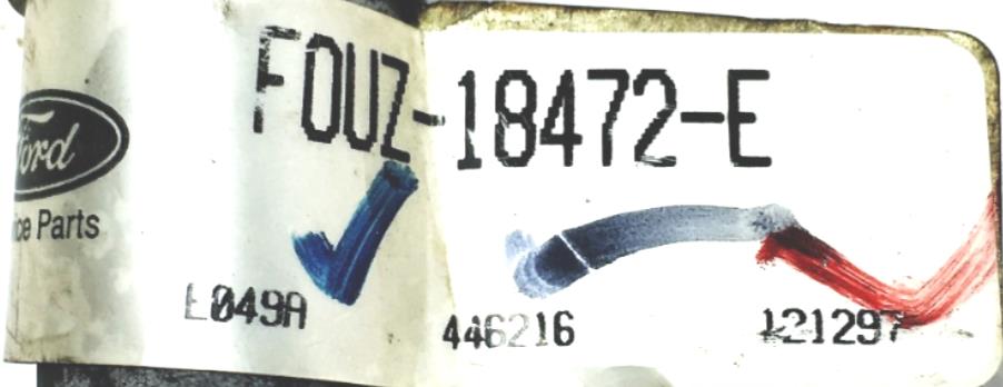 Ford Water Heater Hose FOUZ-18472-E NOS