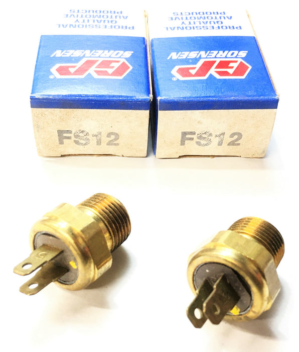 GP Sorensen Radiator Fan Temperature Switch FS12 [Lot of 2] NOS