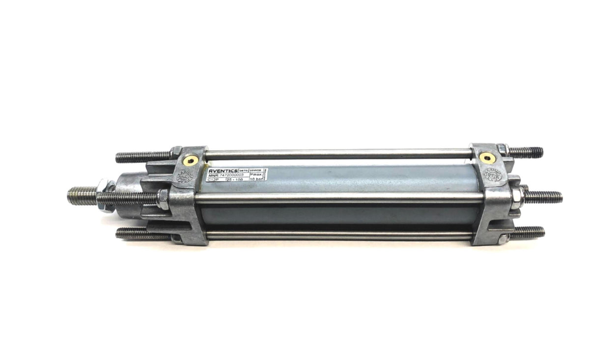 Aventics 10 Bar Pmax Pneumatic Cylinder 7472000003 NOS