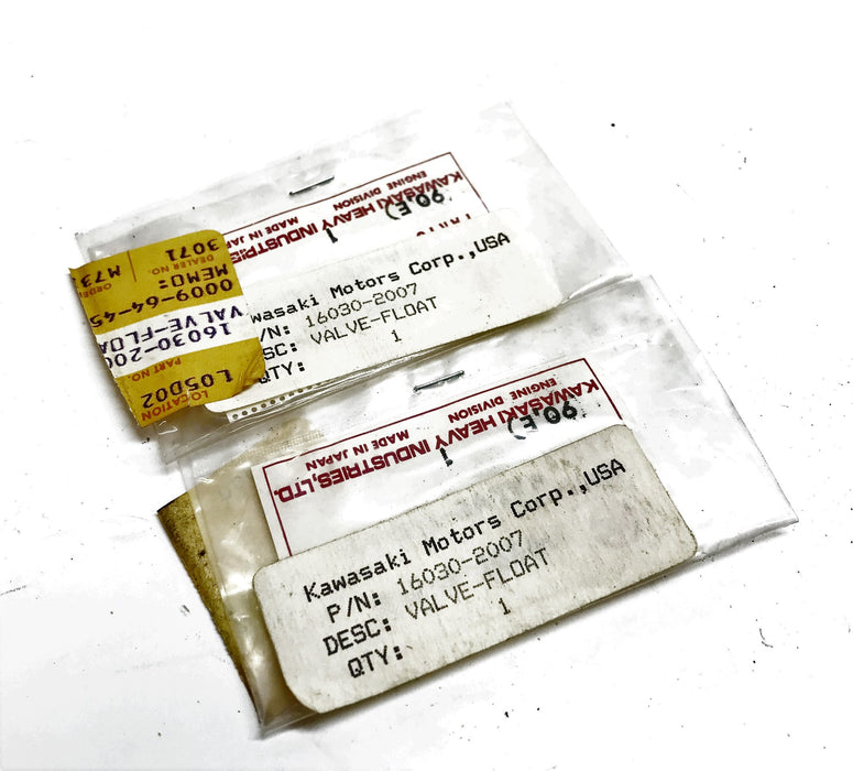 Kawasaki OEM Float Valve 16030-2007 [Lot of 2] NOS