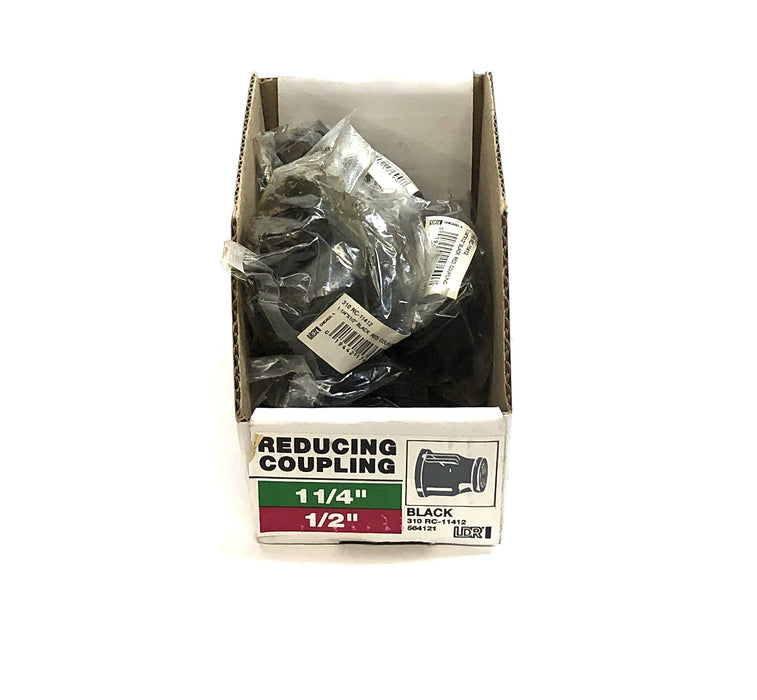 LDR 1-1/4"X1/2" Black Reducing Coupler 310RC-11412 [Lot of 5] NOS