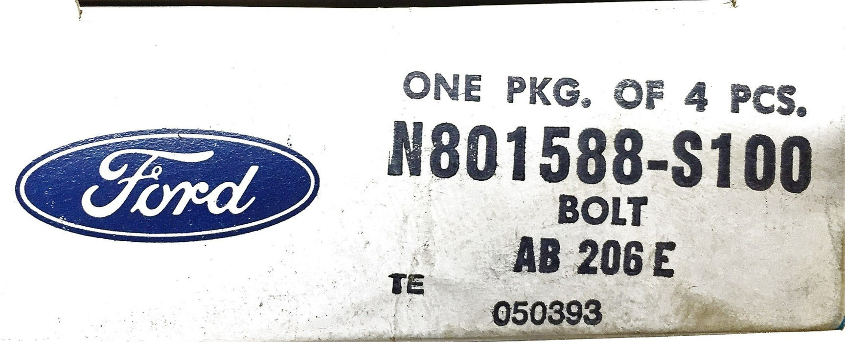 Ford Bolts N801588-S100 (4pcs) NOS