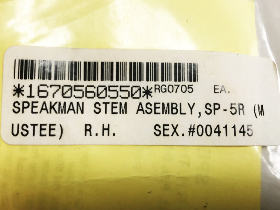 Speakman Stem Assembly 041145 [Lot of 3] NOS