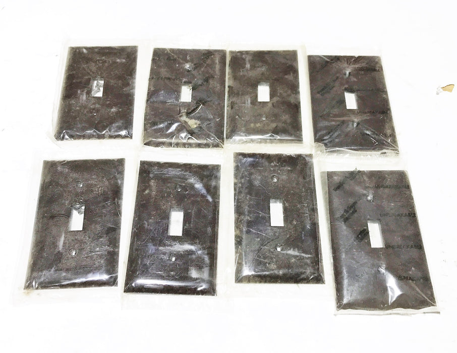 Pass & Seymour/Hubbell Brown Switch Cover TP1 [Lot of 8] NOS