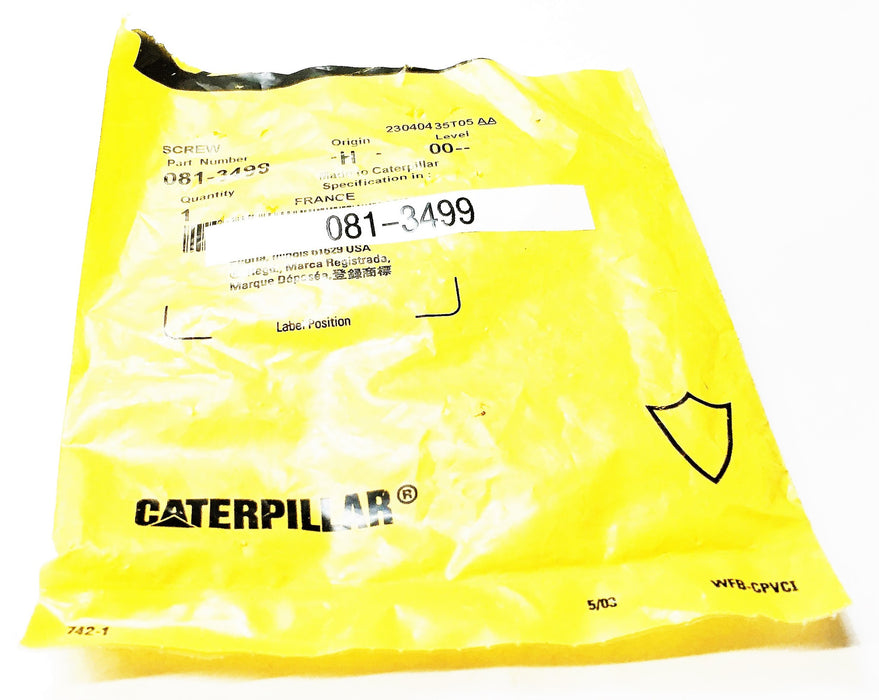 Caterpillar Locking Tab 081-3499 (0813499) [Lot of 9] NOS