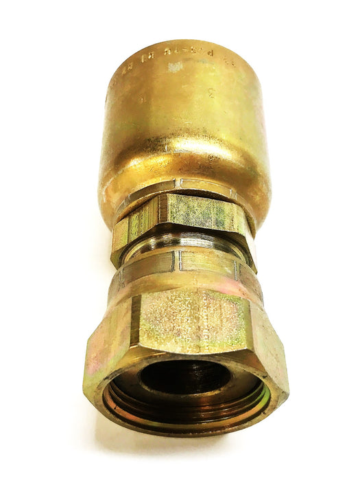 ORFS 1-1/4" Female Swivel Hydraulic Hose Fitting P43-16-R1-R2-R3 NOS
