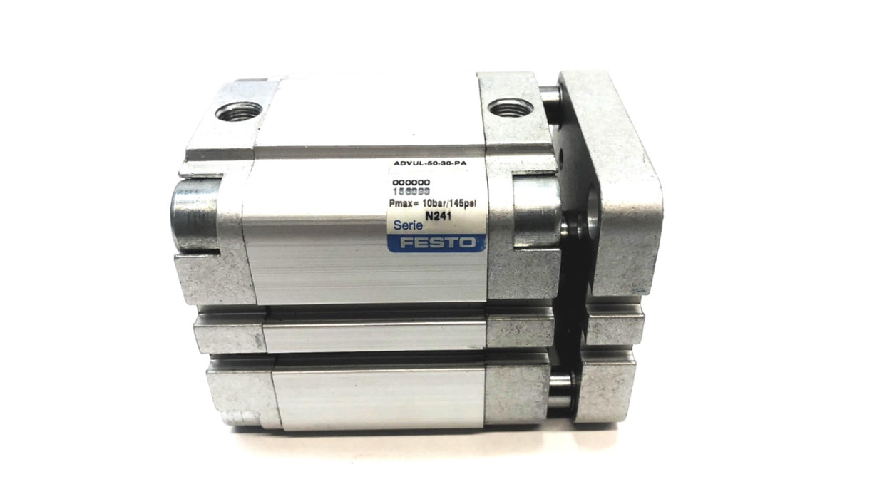 Festo 10 Bar / 145 PSI Pmax Pneumatic Cylinder ADVUL-50-30-P-A (156898) USED