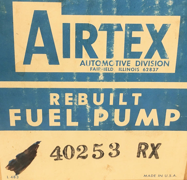 Airtex Rebuilt Fuel Pump 40253 RX NOS