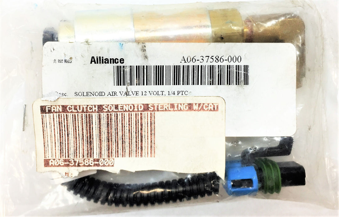 ALLIANCE 12V Solenoid Air Valve A06-37586-000 NOS