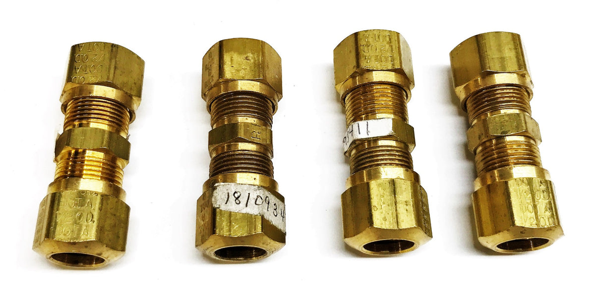 Eaton Weatherhead 1/2 Brass Compression Fitting 62X8 [Lot of 5