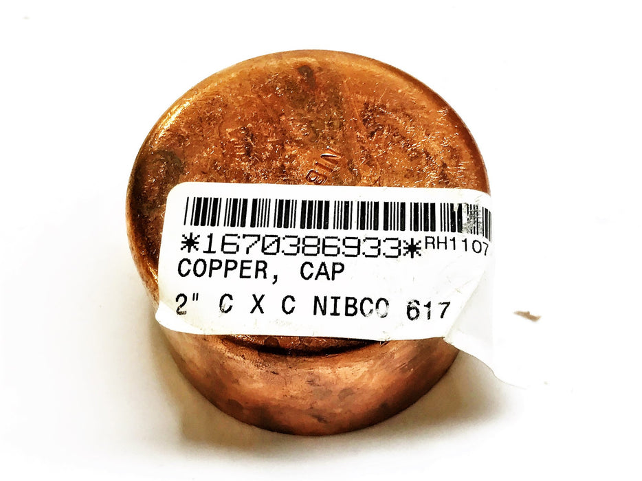 Nibco 2" Wrot Copper Cup 6172 [Lot of 3] NOS