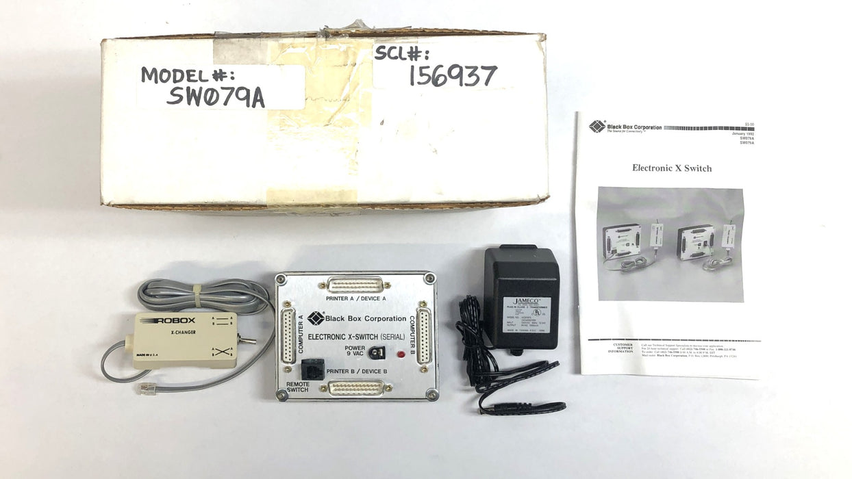 Black Box Electronic X-Switch SWO79A NOS