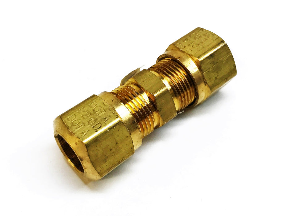 Eaton 1/2 Tube Brass Compression Fitting [Lot of 4] NOS —