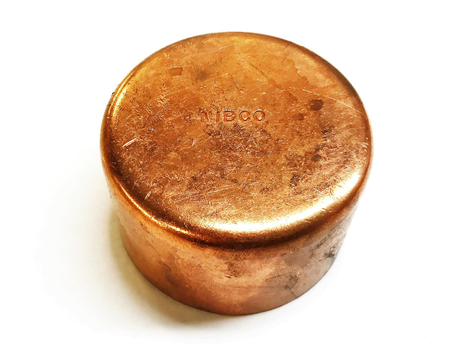 Nibco 2" Wrot Copper Cup 6172 [Lot of 3] NOS