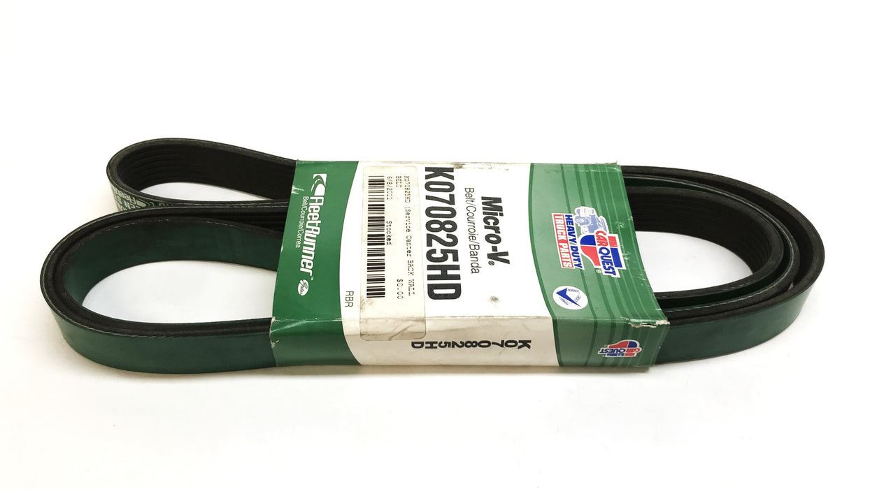 Car Quest/Gates 15/16" x 83-1/8" Heavy Duty Micro-V Drive Belt K070825HD NOS