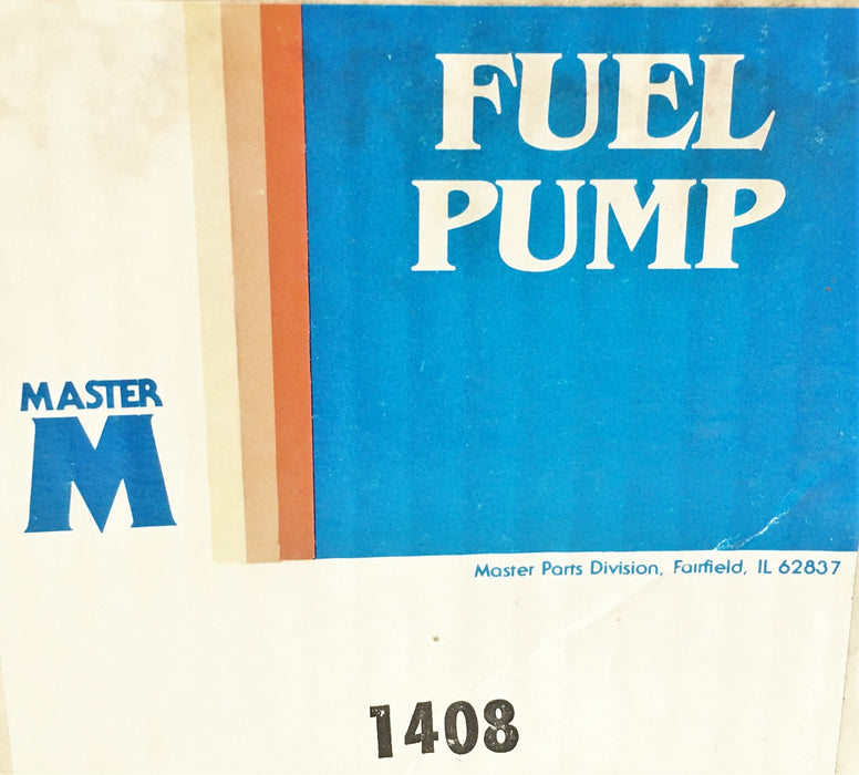 Master Fuel Pump Assembly 1408 NOS