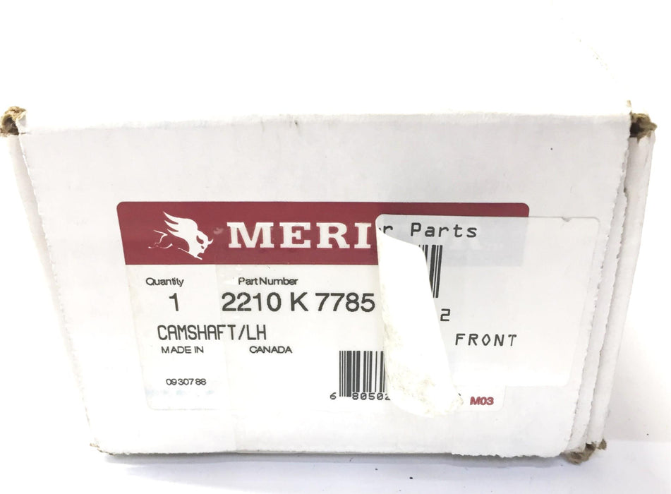 Arvin Meritor Left Hand Camshaft 2210-K-7785 (6388562) NOS