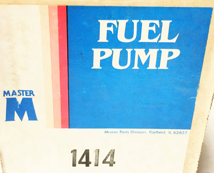 Master Fuel Pump Assembly 1414 NOS
