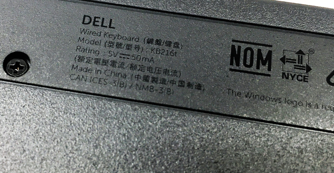 Dell USB Wired Keyboard KB216t [Lot of 2] NOS
