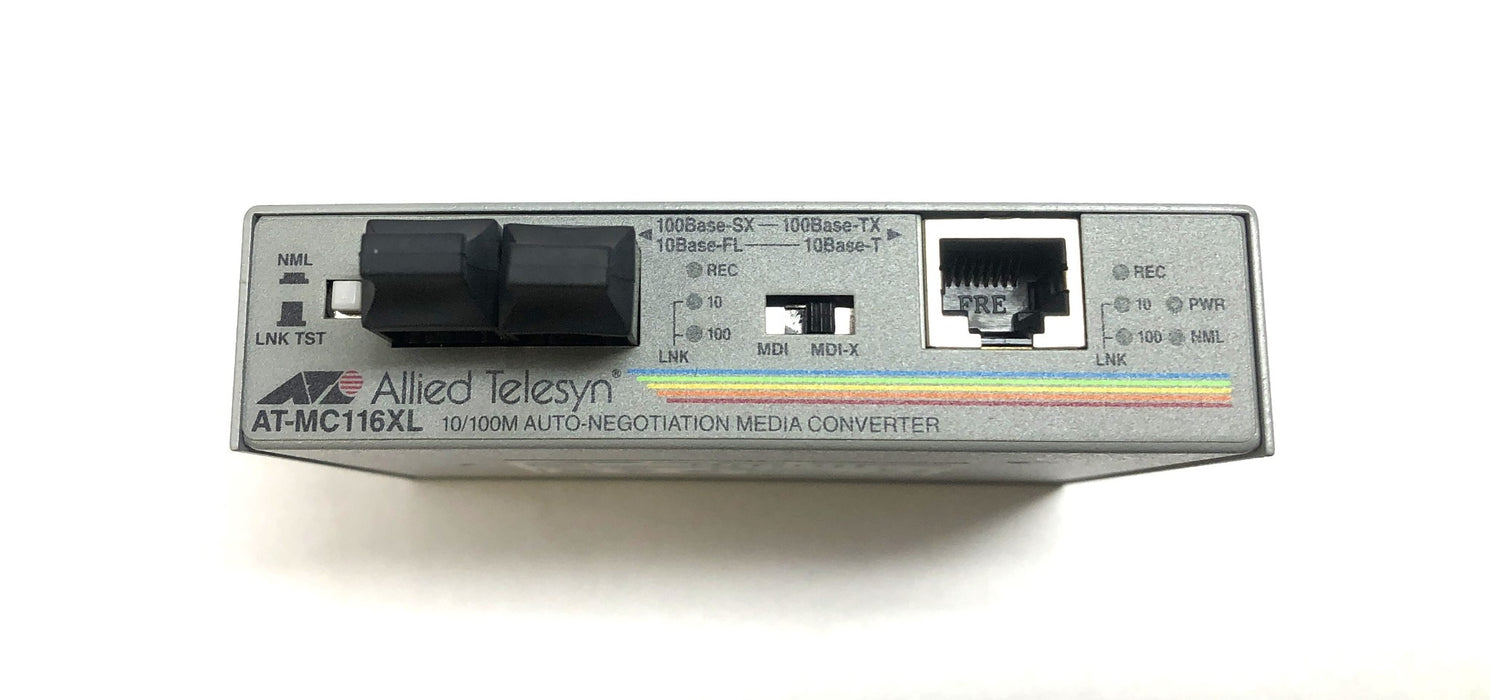 Allied Telesyn Auto-Negotiation Media Converter AT-MC116XL (990-01749-10) NOS