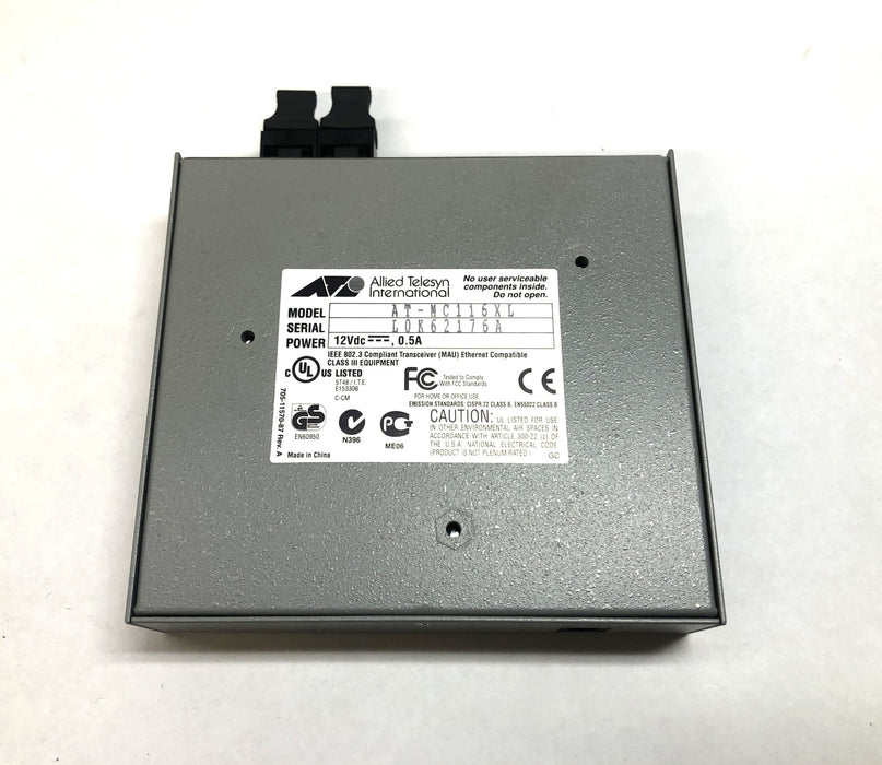 Allied Telesyn Auto-Negotiation Media Converter AT-MC116XL (990-01749-10) NOS