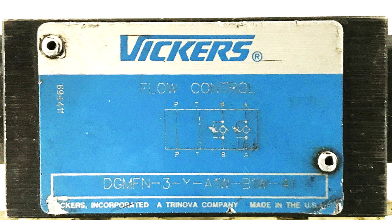 Vickers Flow Control Valve DGMFN-3-Y-A1W-B1W-41 USED