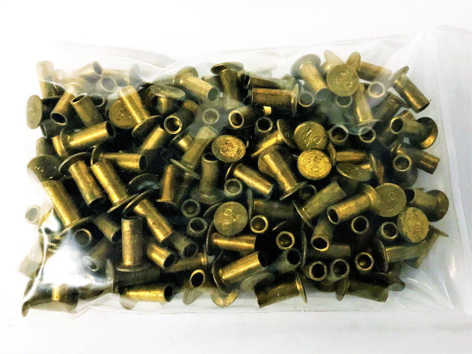 Unbranded Brass Brake Shoe Rivet Type 10-9 (Lot of 150] NOS