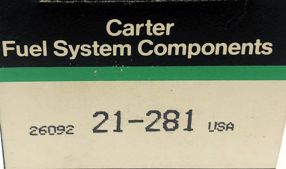 Federal-Mogul Carter Carburetor Float 21-281 [Lot of 2] NOS