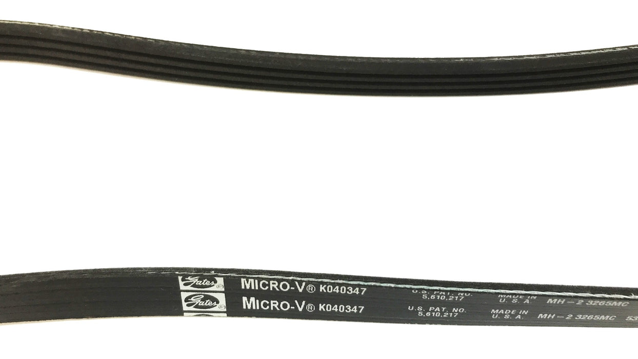 Car Quest/Gates 9/16" x 35-3/8" Micro-V Drive Belt K040347 [Lot of 2] NOS