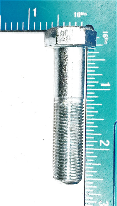 Unbranded 7/16" x 2-1/2" Plated Hex Cap Screw [Lot of 42] NOS