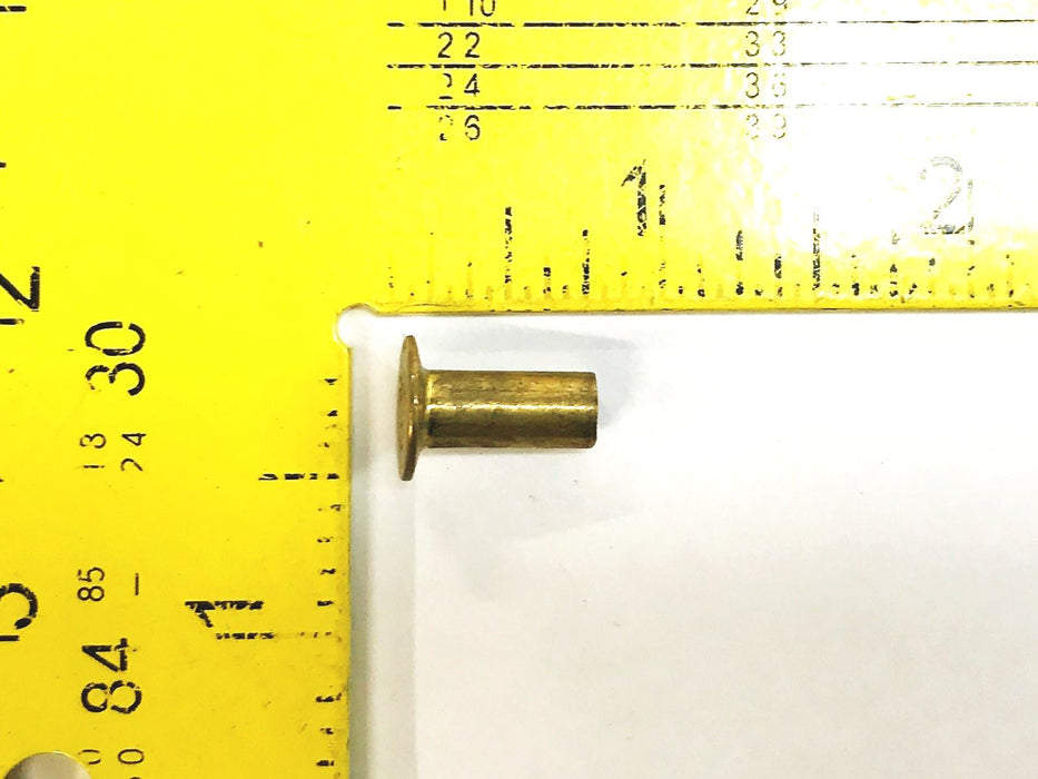 Unbranded Brass Brake Shoe Rivet Type 10-9 (Lot of 150] NOS