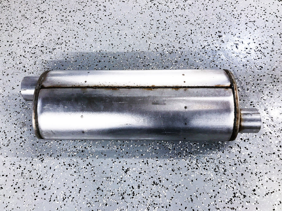 United Muffler Corporation Stainless Steel Muffler C-0025 NOS