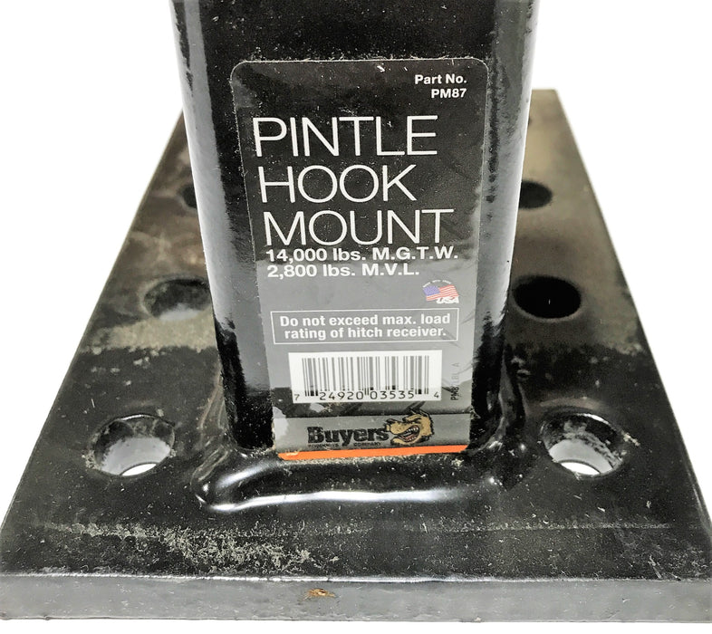 Buyers Products Pintle Hook Mount PM87 NOS