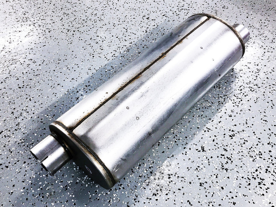 United Muffler Corporation Stainless Steel Muffler C-0025 NOS