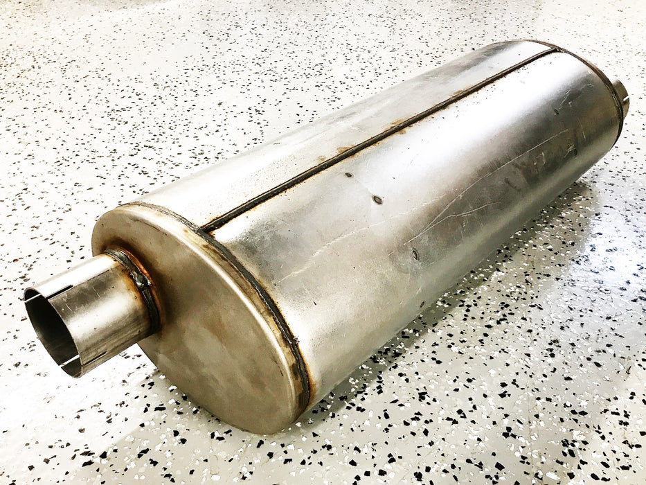 United Muffler Corporation Stainless Steel Muffler C-0025 NOS