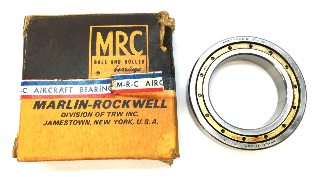 MRC Aircraft Roller Bearing 1908S200 NOS