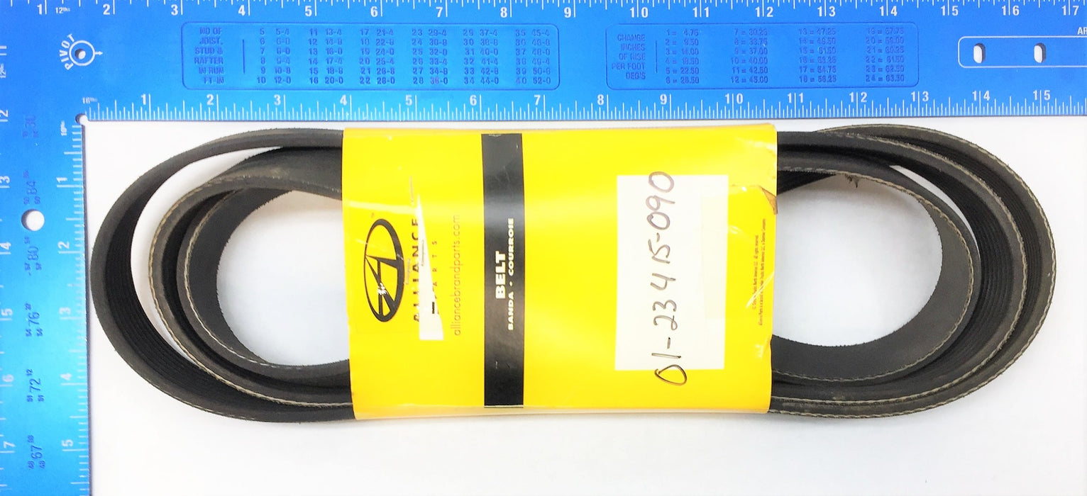 ALLIANCE Serpentine Belt 01-23415-090 NOS