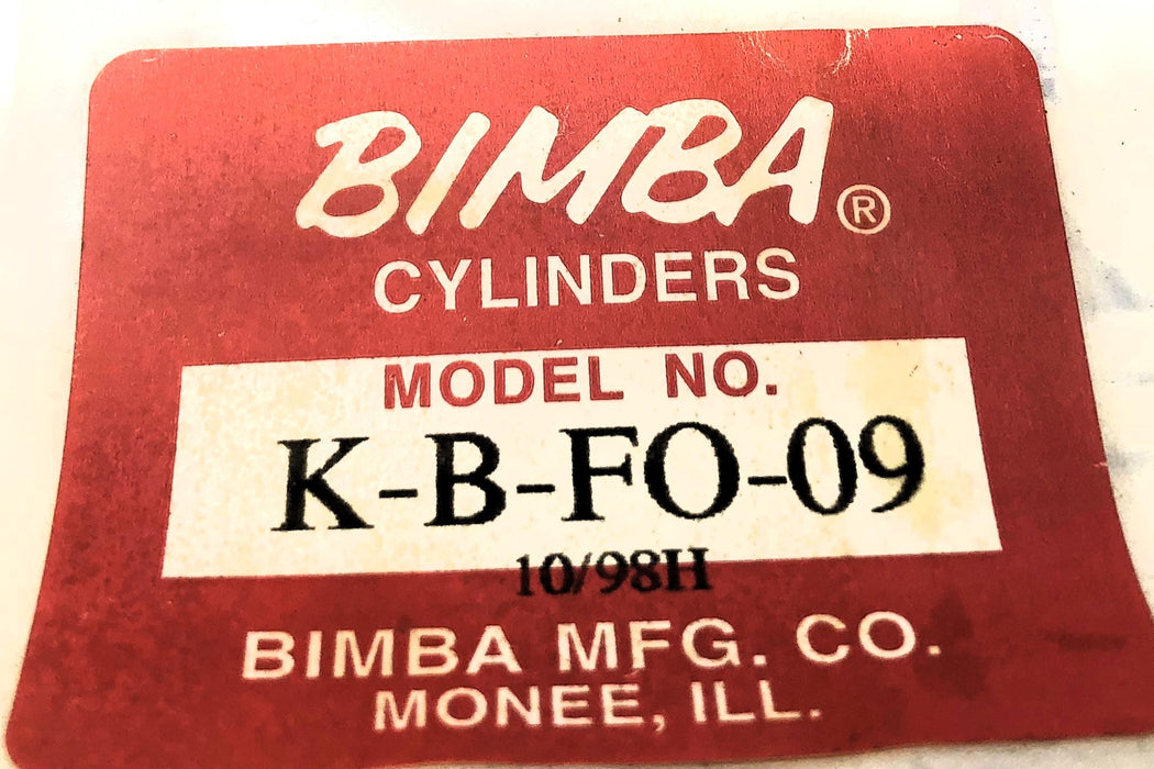 Bimba Pneumatic Cylinder Repair Kit K-B-FO-09 [Lot of 2] NOS