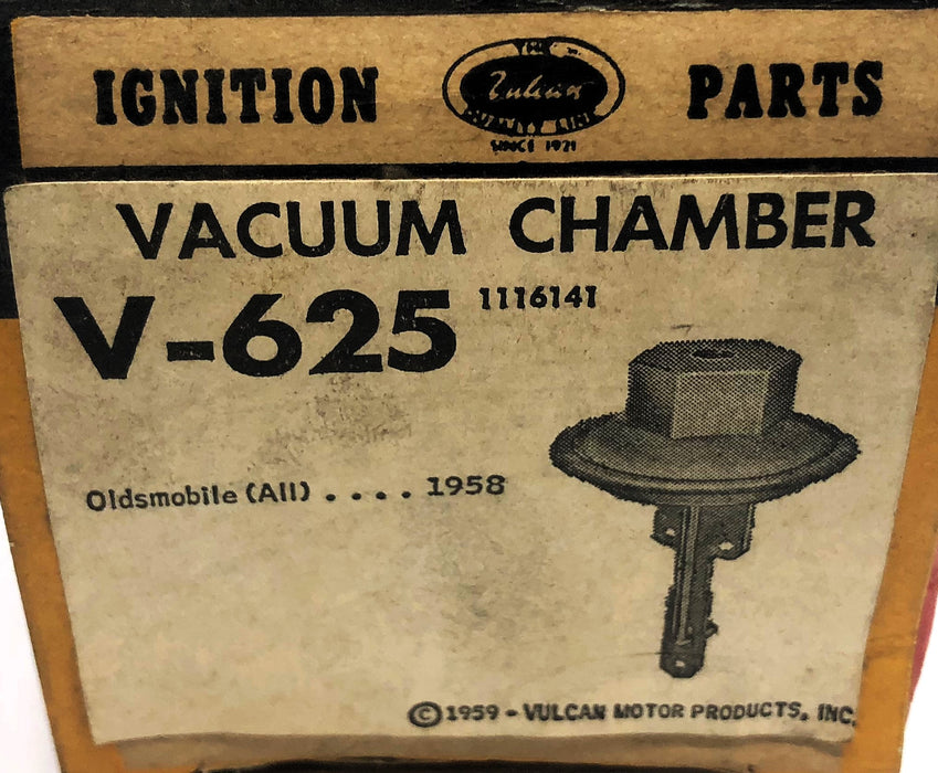 Vulcan 1958 Oldsmobile Vacuum Chamber V-625 (1116141) NOS