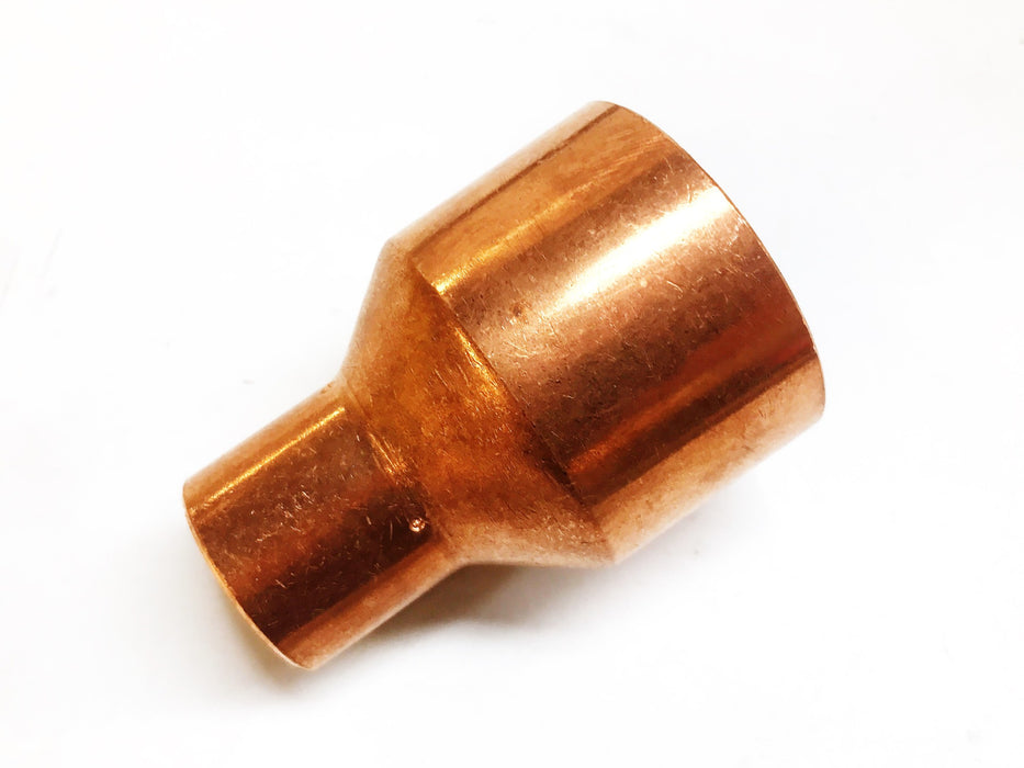EPC 2-1/8" x 1-1/8" Copper Reducing Coupling [Lot of 2] NOS