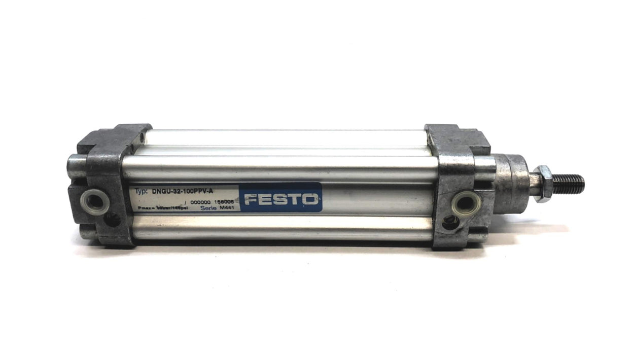 Festo 10 Bar / 145 PSI Pmax Pneumatic Cylinder DNGU-32-100PPV-A NOS