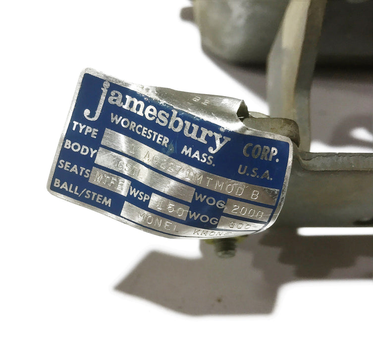 Jamesbury "EJ20-E" Electric Operator Valve Actuator 1-A62271MTM0D-8