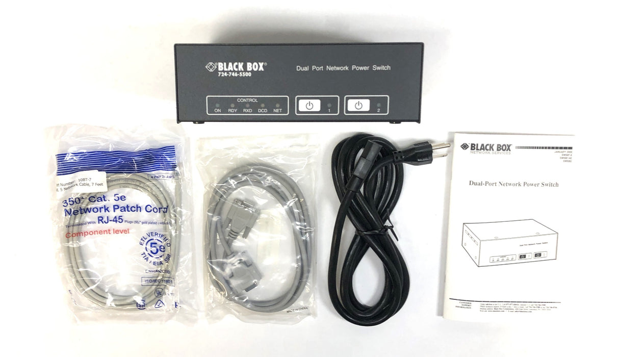 Black Box Dual-Port Network Power Switch SWI081A NOS