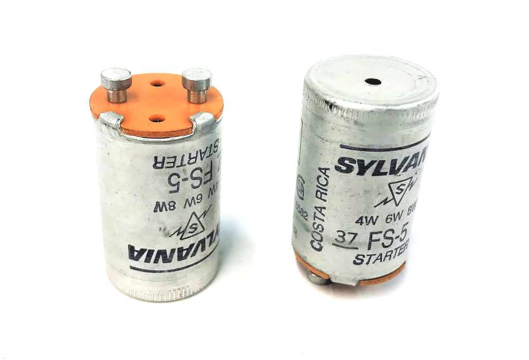 SYLVANIA 4W/6W/8W STARTER FS-5 [LOT OF 2] NOS