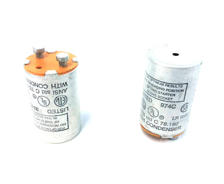 SYLVANIA 4W/6W/8W STARTER FS-5 [LOT OF 2] NOS