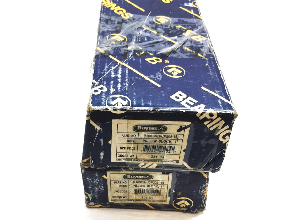 Buyers Pillow Block P16SCR [Lot of 2] NOS