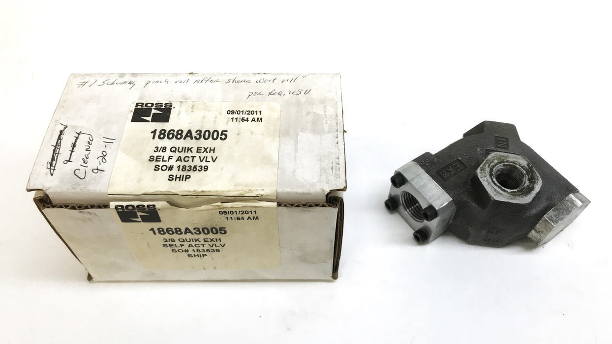 Ross Series 18 Quick Exhaust Valve 1868A3005 NOS