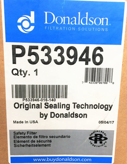 DONALDSON Air Filter P533946 NOS