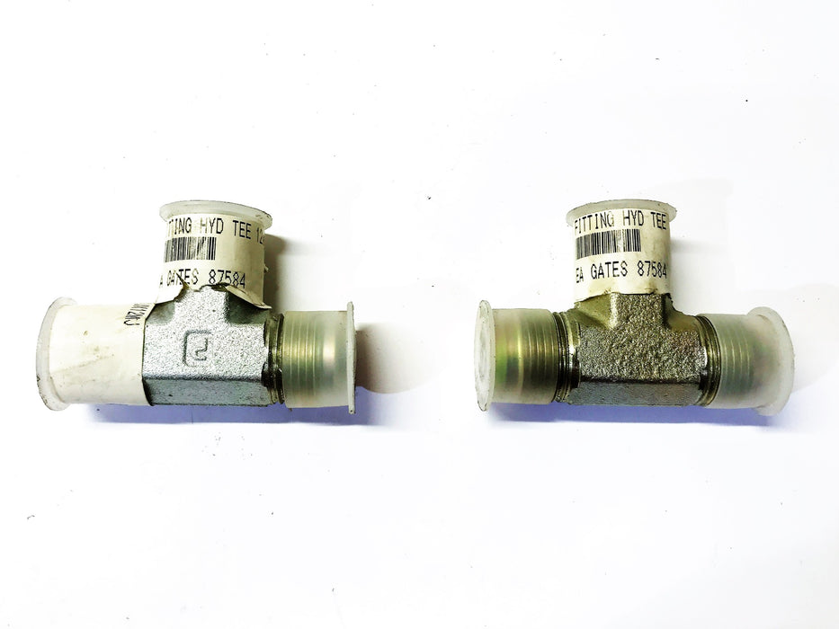 Gates Hydraulic Tee 87584 [Lot of 2] NOS